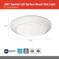thumbnail image 4 of Juno Lighting JSBT 6IN 27K 90CRI WL MW Contractor Select Jsbt 8" Wide 2700K Integrated Led, 4 of 7