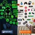 thumbnail image 4 of Pegatinas De Pared Para Jugadores Que Brillan En La Oscuridad, Pegatinas De Pared Para Juegos, Pegatinas De Pared Para Controlador De Juegos, Decoración De Sala De Juegos, Pegatinas De Videojuegos Par, 4 of 5