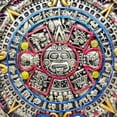 thumbnail image 3 of MORÍN Imágenes| Escultura Decorativa | Calendario de Pared Azteca 32 cm | Resina Pintada a Mano (Plata), 3 of 5