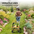 thumbnail image 4 of Ktaxon Steel Garden Dump Cart 42.3"D x 36.2"W x 20.1"H, Heavy Duty 440lbs Utility Wagon with Removable Handle, Yellow, 4 of 10