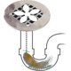 thumbnail image 4 of Protectores de desagüe de ducha como los que se ven en Shark Tank, atrapapelos desechables, flor, paquete de 2, 4 of 5