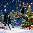 thumbnail image 7 of Horse Christmas Ornament 2025, Horse Ornaments for Christmas Tree, Metal Horse Ornament with Rhinestones, Horse Gifts for Women, Girls Horse Gifts for Horse Lovers, 7 of 7