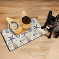 thumbnail image 3 of Mermaid Coral Beach Dog Food Mat – Tropical Seaside Pet Feeding Mat 12x20, Non-Slip, Absorbent, Quick Dry, Waterproof, Easy Clean, 3 of 7