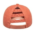 thumbnail image 3 of DOPI Stylish Hats Unisex Men Women Solid Color Sun Hat Adjustable Baseball Cap Hip Hop Hat, 3 of 5