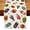 B(White), variant on Decorr 13x72 Inch Halloween Table Runner, 4 Styles Spooky Ghost Pumpkin Black Cat Spider Print Fabric Table Runner, Seasonal Farmhouse Halloween Decorations for Dining Coffee Table Party