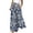 A-Navy745, variant on Women Wide Leg Pants Summer Floral Print High WaistPants Hippie Boho Beach Palazzo Pants Loose Casual Trousers