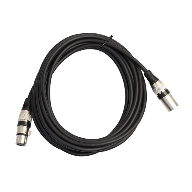 Cable de señal DMX de 3 polos XLR macho hembra balanceado Yuyangstore Cable XLR macho a hembra