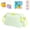 Mint green, variant on Waterproof Silicone Bag for Beach Pool Travel, Leakproof & Durable Lightweight Travel Pouch, Easy to Clean, Summer Handheld Storage Bag Washable for Beach Hiking Camping,Mint green
