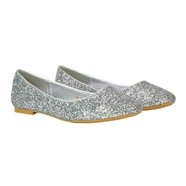 XY London Ballerines Plates à Paillettes Karissa pour Femmes
