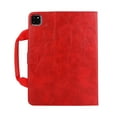 thumbnail image 4 of iPad Pro 11 inch 2020 Handbag Case 2nd Generation, Dteck Smart Multi-Angle Stand Magnetic PU Leather Bag Folio Cover with Handle Document Pocket Hand Strap Pencil [Auto Wake/Sleep], Red, 4 of 7