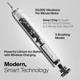 thumbnail image 4 of AquaSonic Elite Rechargeable Electric Toothbrush Set - ADA Accepted, 5 Modes, Travel Case, 8 Brush Heads (Charcoal), 4 of 7