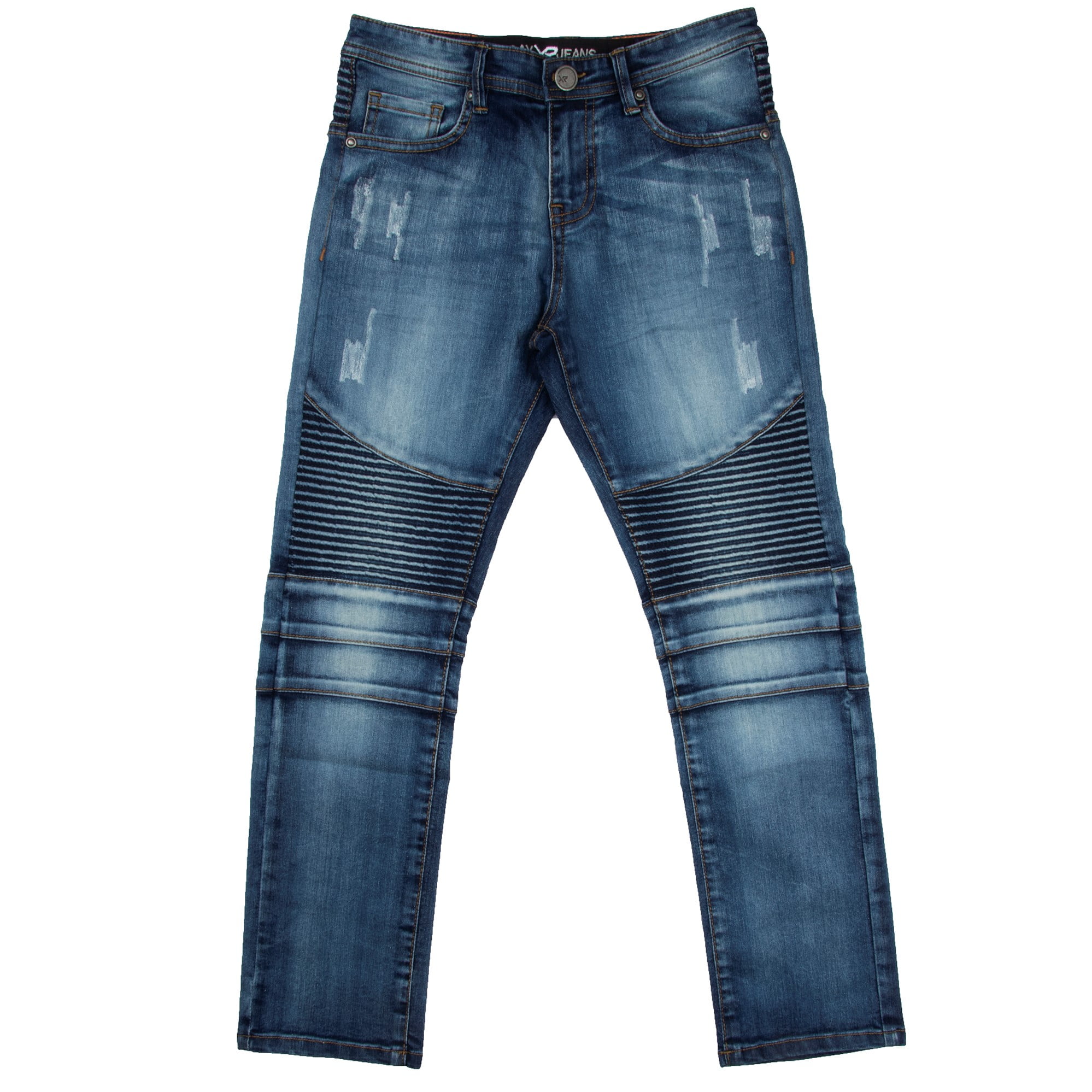 X RAY Slim Fit Biker Pants for Boys Distressed Skinny Moto Jeans 
