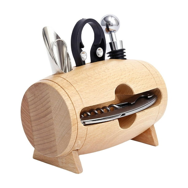 abridor de botellas de vino,abrebotellas vino accesorio tapón,Juego de abridor de botellas de vino Juego de accesorios para sacacorchos,Vino Accesorios abridores regalos conejo BLESIY abridor de botellas de vino