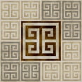 thumbnail image 2 of Roberts, Ellie 26x26 Black Ornate Wood Framed with Double Matting Museum Art Print Titled - Greek Key III, 2 of 4