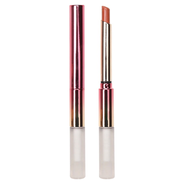 YDLCAFD Ensemble de Porte-Rouges à Lèvres et Organisateurs Imperméable à Lèvres Film de Rouge à Lèvres Double Tête Anti-Adhérence sur Tasse Non Décolorant Beauté Maquillage 2 ml