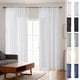 thumbnail image 1 of Panel de cortina translúcida de color sólido 51"x39" - Diseño ligero translúcido de bolsillo con varilla de poliéster, blanco, negro, gris, beige, azul • Cuidado sencillo, decoración del dormitorio, 1 of 6