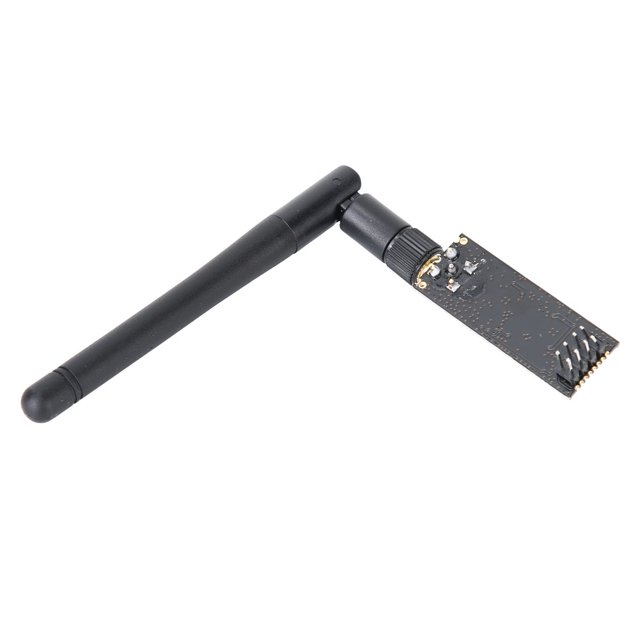 Transceptor Módulo Inalámbrico 2.4G NRF24L01+PA+LNA CON ANTENA SMA, Comunicacia de Largo Alcance para Transmisión de Datos Con Control de Puerto Spi, Red En Estrella,