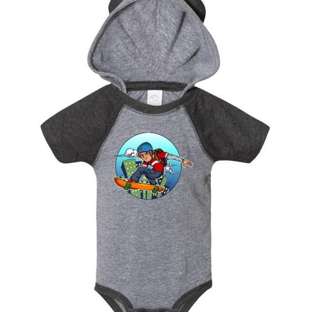 

Inktastic City Skateboarder Gift Baby Boy or Baby Girl Bodysuit