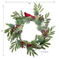 thumbnail image 3 of Maison Concepts Christmas Cardinal And Pinecone Wreath (18L X 2W X 18H), 3 of 3