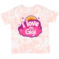 thumbnail image 3 of Inktastic I Love My Gigi Grandma Grandchild Girls Toddler T-Shirt, 3 of 5