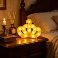 thumbnail image 6 of Inerposs Princess Themed LED Marquee Night Light, Coronet Shape Decorative Wall Lamp, Battery Operated Tabletop Decor, Ideal for Birthday Parties and Bedroom Ambiance, 6 of 6