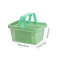 thumbnail image 3 of Mlkoz Home Storage Clearance, Shopping Baskets 5.7 Plastic Shopping Baskets With Handles Store Baskets Retail Baskets For Market Grocery Supplies Thrift Convenience Storage, Men Gifts, 3 of 6