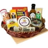 Deli Direct Wisconsin Cheese & Sausage Medium Gift Basket 9 pc Basket
