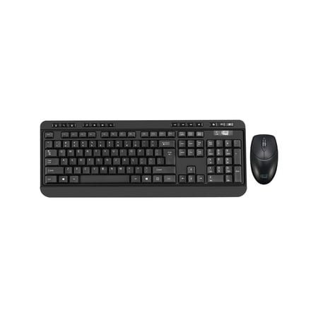 UPC: 0783750010306 | ADESSO WKB-1320CB ANTIMICROBIAL WIRELESS DESKETOP KEYBOARD & MOUSE COMBO