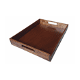 thumbnail image 1 of Bandeja de Madera para Servir Estilo Rústico Elegante – Charola Decorativa para Café, Desayuno y Cocina – Multiusos Hogar y Restaurante 40x30 cm – SNAPPYWRAPWOOD, 1 of 7