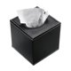 thumbnail image 2 of Soporte para caja de pañuelos de cuero-negro, 2 of 3