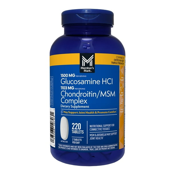 健康・医学 DispositionofToxicDrugsandChemicalsinMan Member's Mark Glucosamine HCl and Chondroitin/MSM Complex