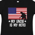 thumbnail image 4 of Inktastic Military Uncle is My Hero US Flag Boys or Girls Toddler T-Shirt, 4 of 5