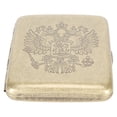 thumbnail image 4 of Metal  Case Box, Compact Stylish  Holder Case Retro  For Outdoor For Boyfriend Constantine,Peony,Double Headed Eagle,Flat Surface, 4 of 8