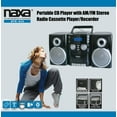 thumbnail image 2 of Naxa Electronics NPB-426 Portable CD Player with AM/FM Stereo Radio, Cassette Player/Recorder and Twin Detachable Speakers, 2 of 3