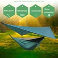 thumbnail image 2 of Greeniant Tienda de lona impermeable Camping al aire libre Resistente a los rayos UV Sombrilla Toldo Jardín carpas verde negruzco, 2 of 6