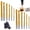 2 Sets, variant on Titanium-Coated High-Speed Steel 6-Piece Metalworking Tool Set, Carbon Steel 6-Piece Metalworking Tool Set: Drill, Cut, & Carve, Titanium-Plated High-Speed Steel 6Counts Metalworking Set