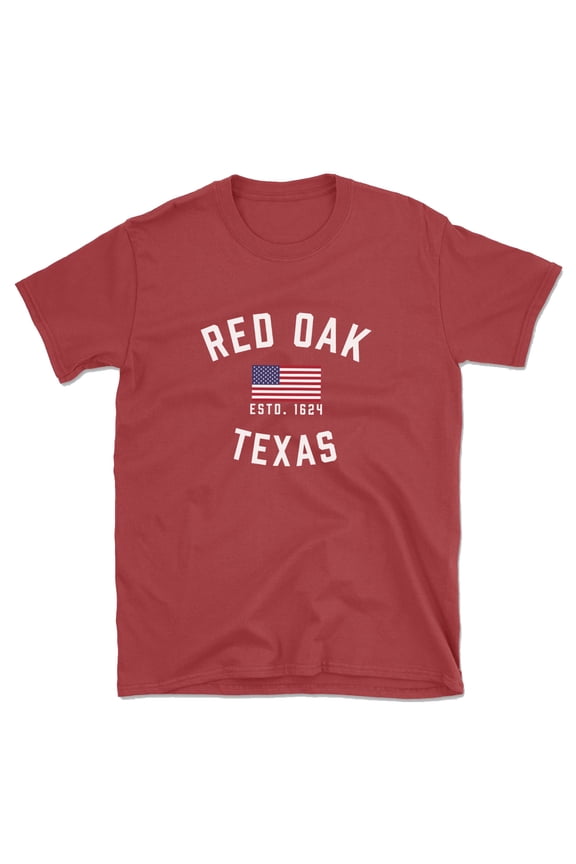 Red Oak Texas Patriot Men's Cotton T-Shirt