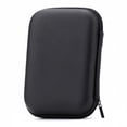 thumbnail image 1 of kowaku 2.5 Inch Portable Storage Device Case Fastener Closure Zippered EVA Travel Pouch Universal Compatibility Zippered EVA Case for Travelers, on the Go, 1 of 10