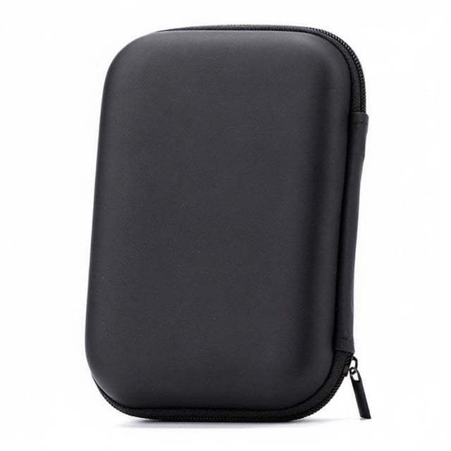 kowaku 2.5 Inch Portable Storage Device Case Fastener Closure Zippered EVA Travel Pouch Universal Compatibility Zippered EVA Case for Travelers, on the Go