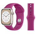 thumbnail image 1 of Correa de silicona para Apple Watch, pulsera de 44mm, 45mm, 49mm, 41mm, 40mm, 42mm, 38mm, 49mm, iwatch series Ultra 7 se 3 4 5 6 8, 1 of 4