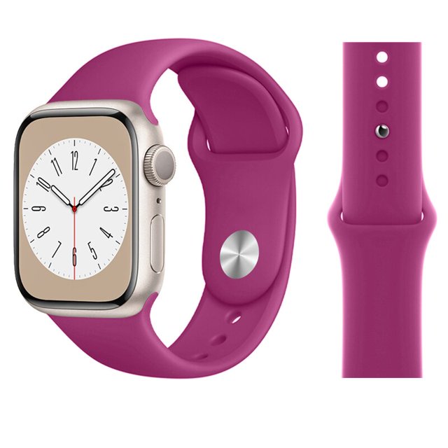 Correa de silicona para Apple Watch, pulsera de 44mm, 45mm, 49mm, 41mm, 40mm, 42mm, 38mm, 49mm, iwatch series Ultra 7 se 3 4 5 6 8
