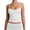 AB02-White, variant on Lumtrix Womens Adjustable Spaghetti Strap Crop Tank Tops Summer Camisole Night Out Cami Athletic Workout Gym Cute Basic Tops White XS