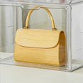 thumbnail image 4 of 5X Clear Acrylic Display Case 3 Tier Display Shelf, Stackable Protection Showcase with Magnetic Door for,5x Acrylic Display Case,Transparent, 4 of 5