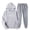 Gray, variant on active wear sets Women's Outfits Activewear Jogger Casual Tracksuit for women Hoodies Sweatshirt + Pants Sets Sports Wear Leisure Lounge Wear With Pocket