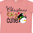 thumbnail image 4 of Inktastic Christmas Cutie snowman Boys or Girls Toddler T-Shirt, 4 of 5