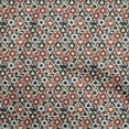 thumbnail image 1 of oneOone Tissu Velours Rouge pour Robe de Poker Tissu Imprimé au Mètre 58 Pouces de Large, 1 of 4