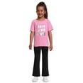 thumbnail image 4 of Athletic Works Girl's Short Sleeve Graphic T-Shirt, Sizes 4-18 & Plus, 4 of 6
