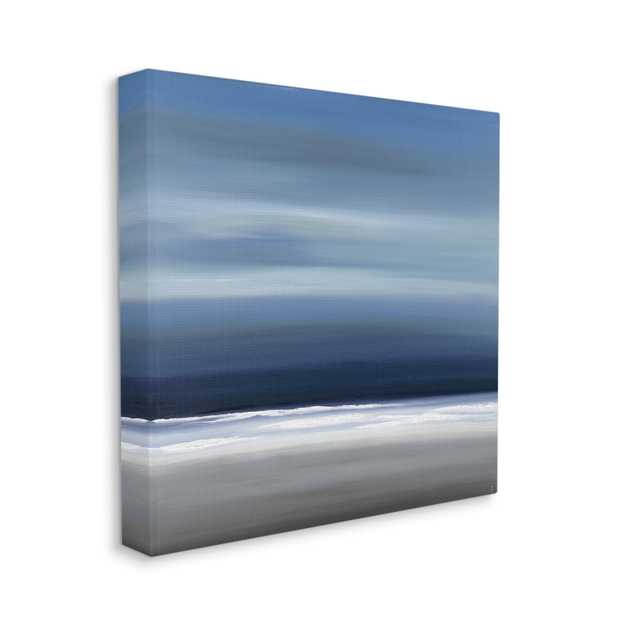 Stupell Industries Abstract Beach Gradient Abstract Painting Gallery Wrapped Canvas Print Wall Art, 36 x 36