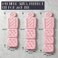 thumbnail image 4 of VOXOR Full Body Bath Pillow, 50"x15" x 2" Thick Bathtub Cushion with Suction Cups for Head, Neck & Back Support Light Pink, 4 of 7