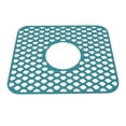 thumbnail image 3 of Sink Protector for Kitchen Silicone Non Slip Heat Resistant Mat for Bottom of Center Drain Sink Farmhouse Stainless Steel Porcelain Sink Green, 3 of 5